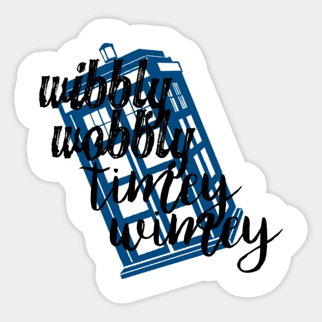 Timey wimey Sticker by Thirrin